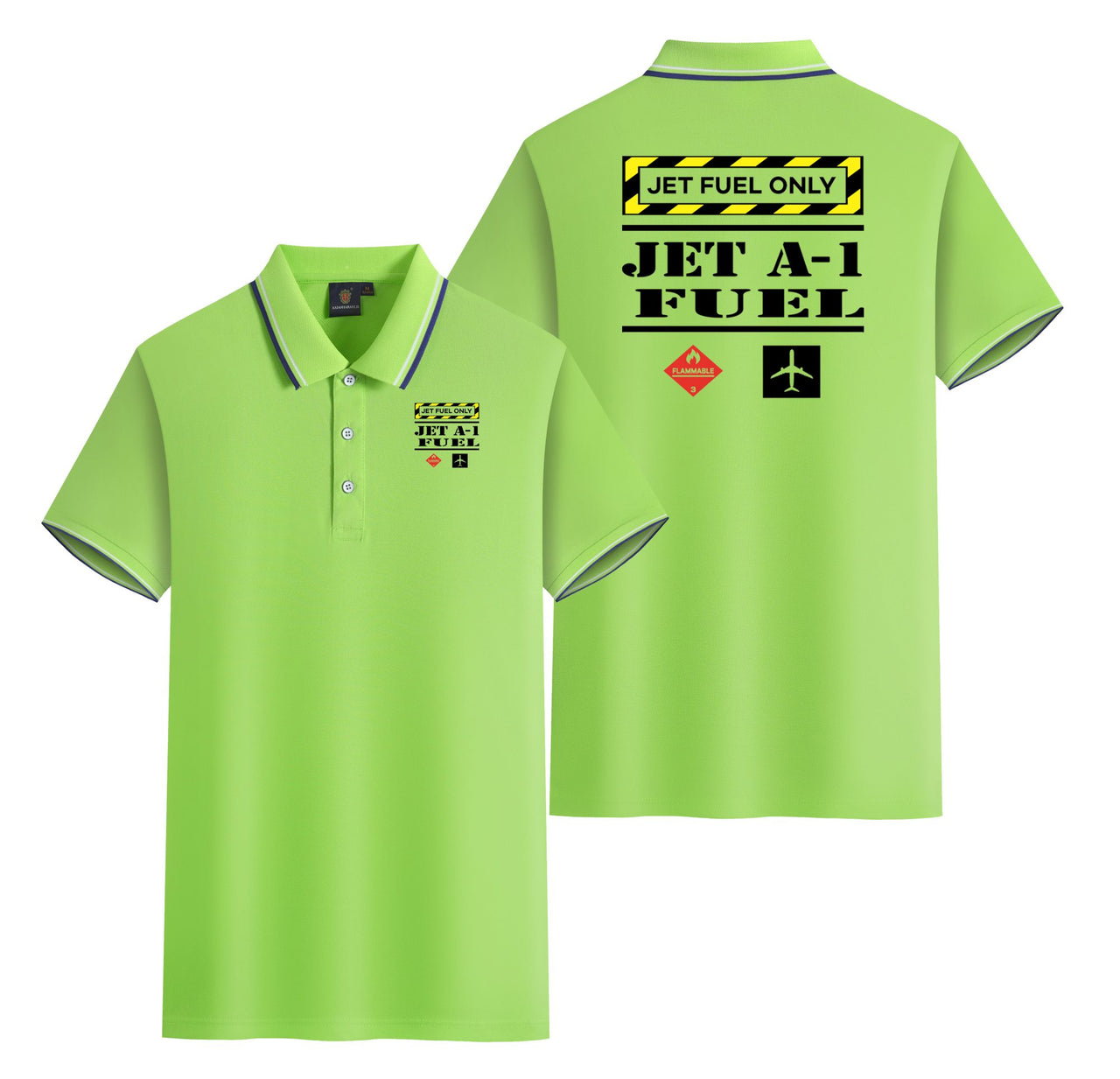 Jet Fuel Only Designed Stylish Polo T-Shirts (Double-Side)