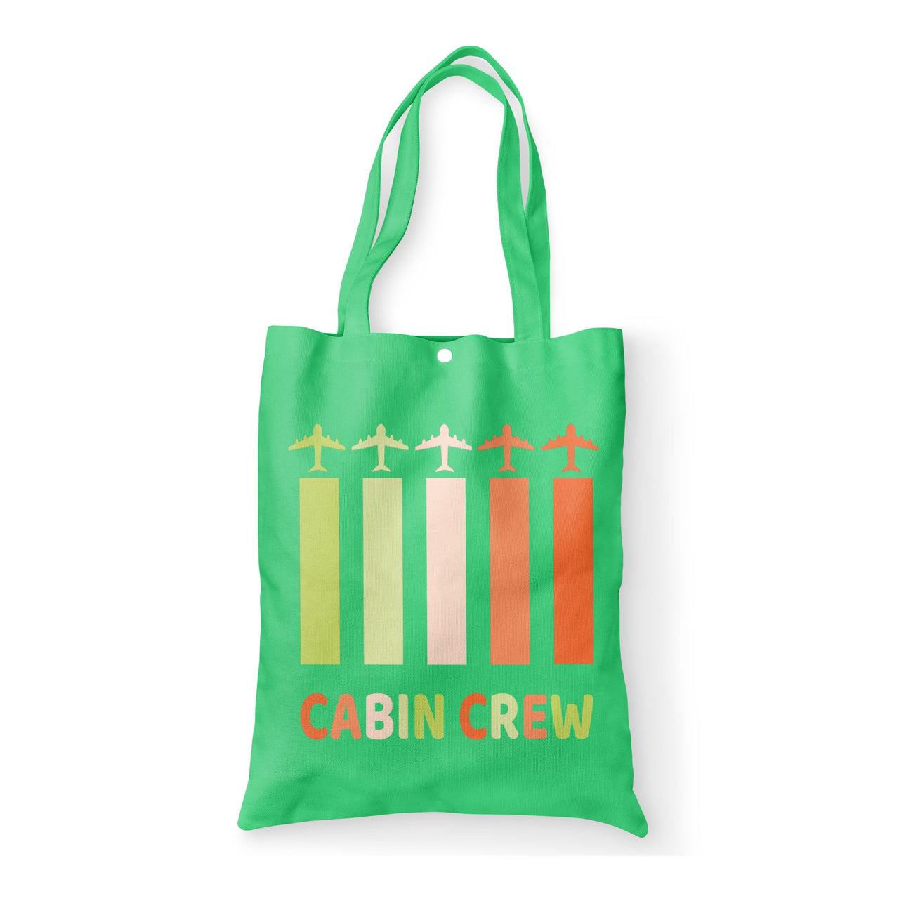 Colourful Cabin Crew Designed Tote Bags