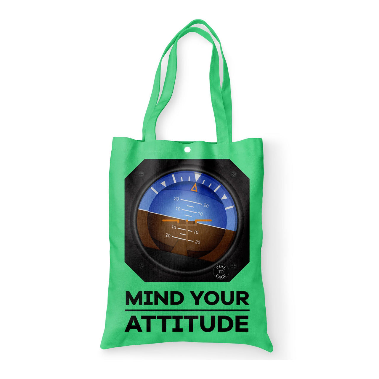 Mind Your Attitude Designed Tote Bags