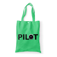 Thumbnail for Pilot & Jet Engine Designed Tote Bags