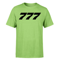 Thumbnail for 777 Flat Text Designed T-Shirts