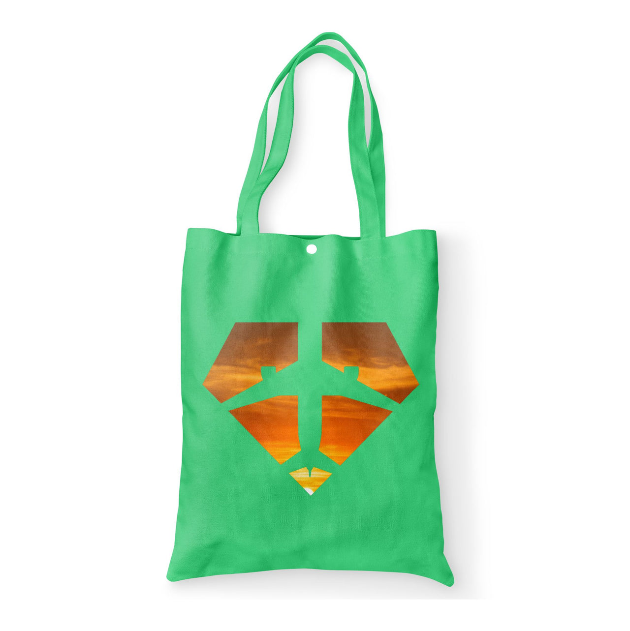 Supermen of The Skies (Sunset) Designed Tote Bags