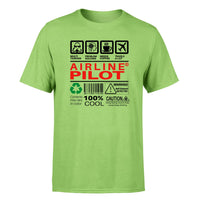 Thumbnail for Airline Pilot Label Designed T-Shirts