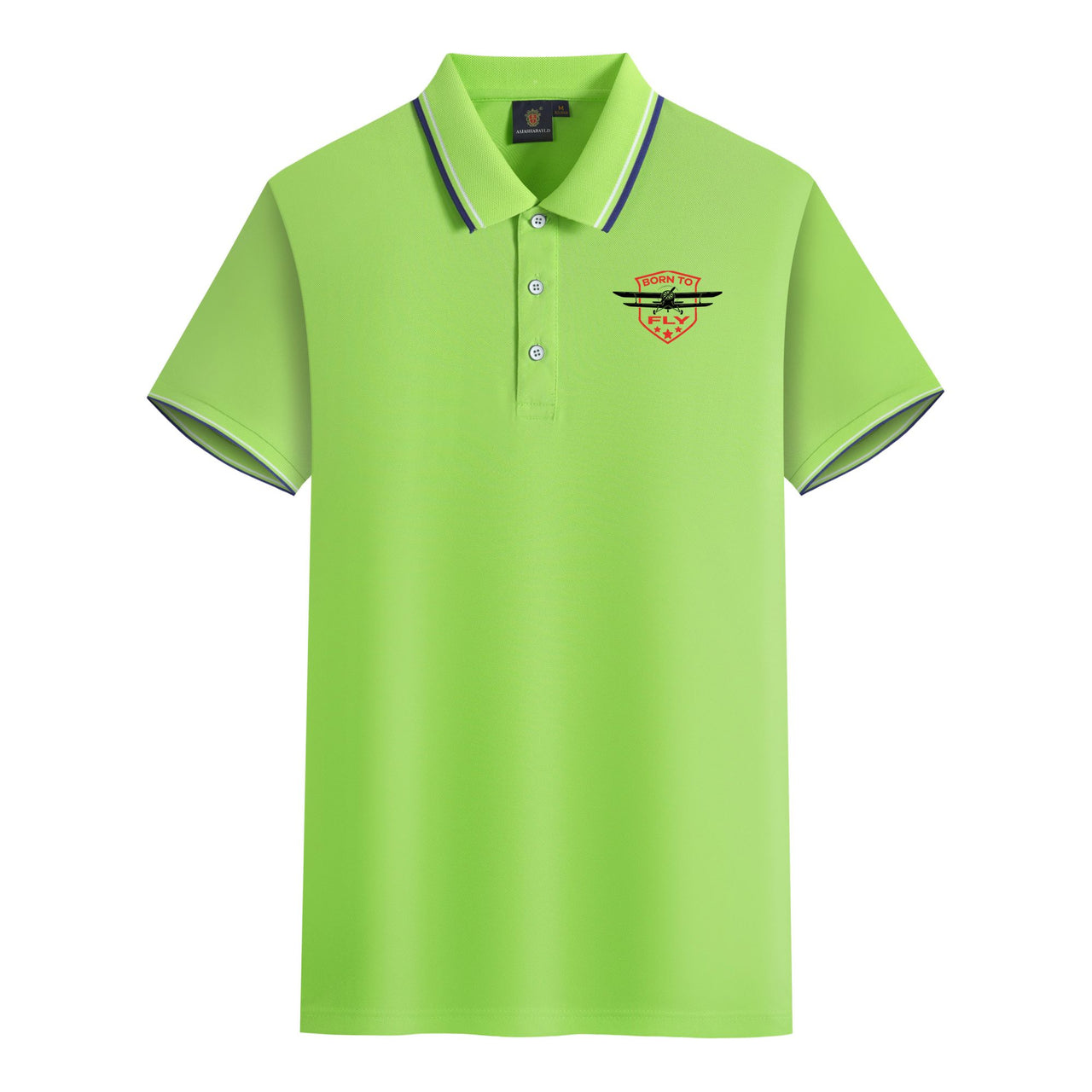Super Born To Fly Designed Stylish Polo T-Shirts