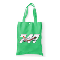 Thumbnail for Super Boeing 747 Intercontinental Designed Tote Bags