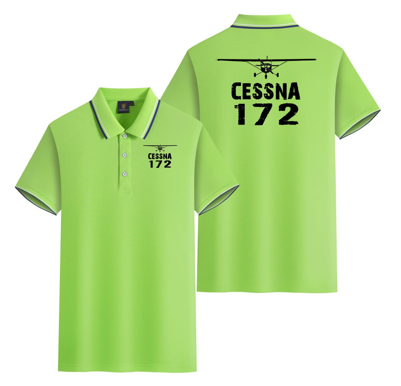 Cessna 172 & Plane Designed Stylish Polo T-Shirts (Double-Side)