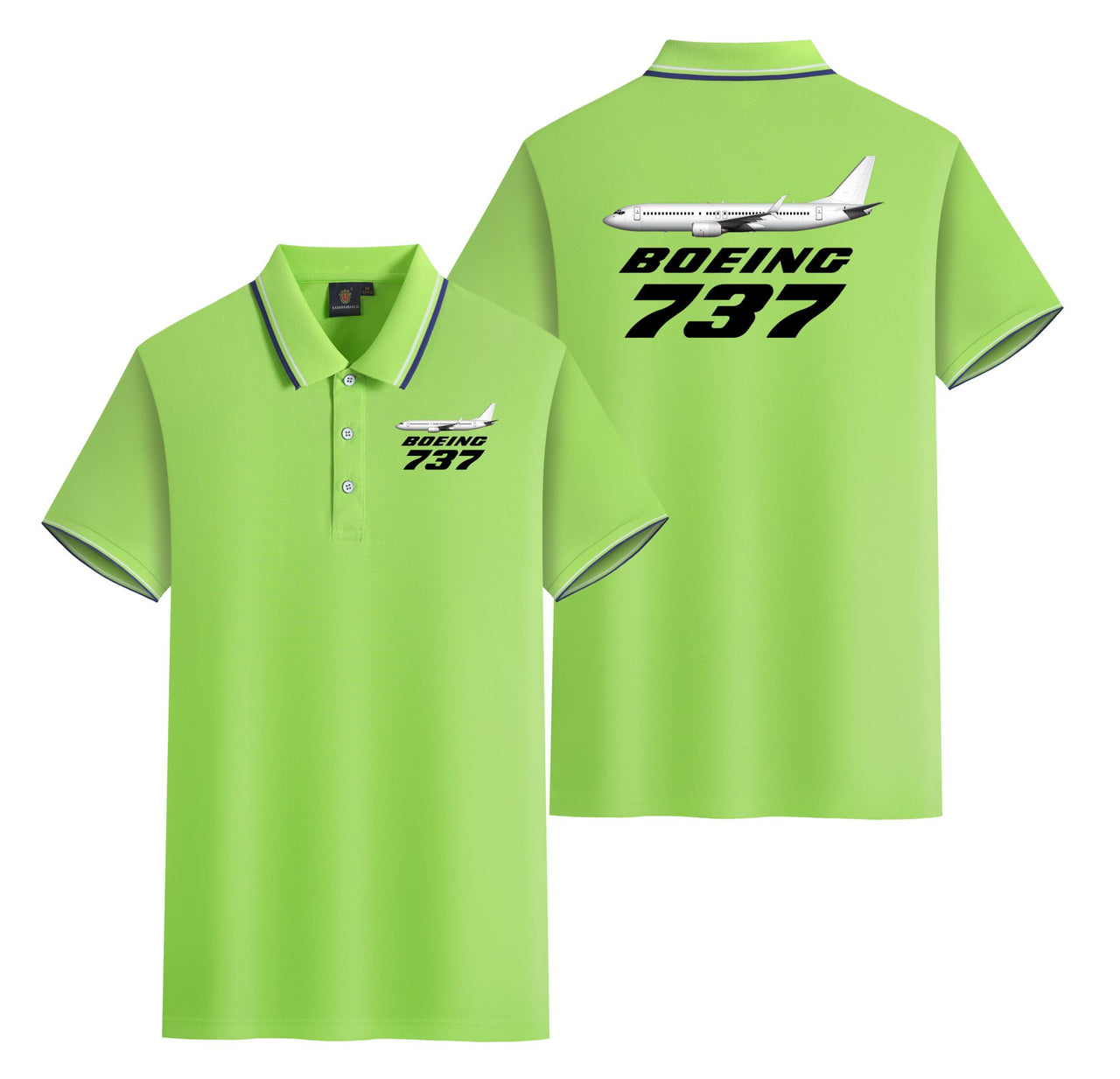The Boeing 737 Designed Stylish Polo T-Shirts (Double-Side)