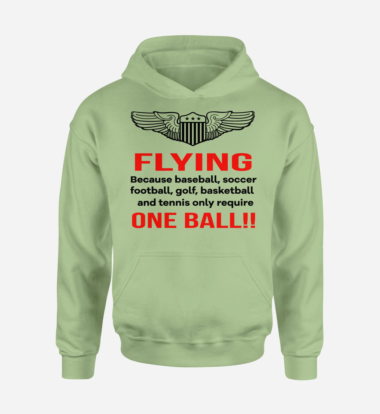 Flying One Ball Designed Hoodies