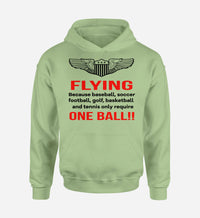 Thumbnail for Flying One Ball Designed Hoodies