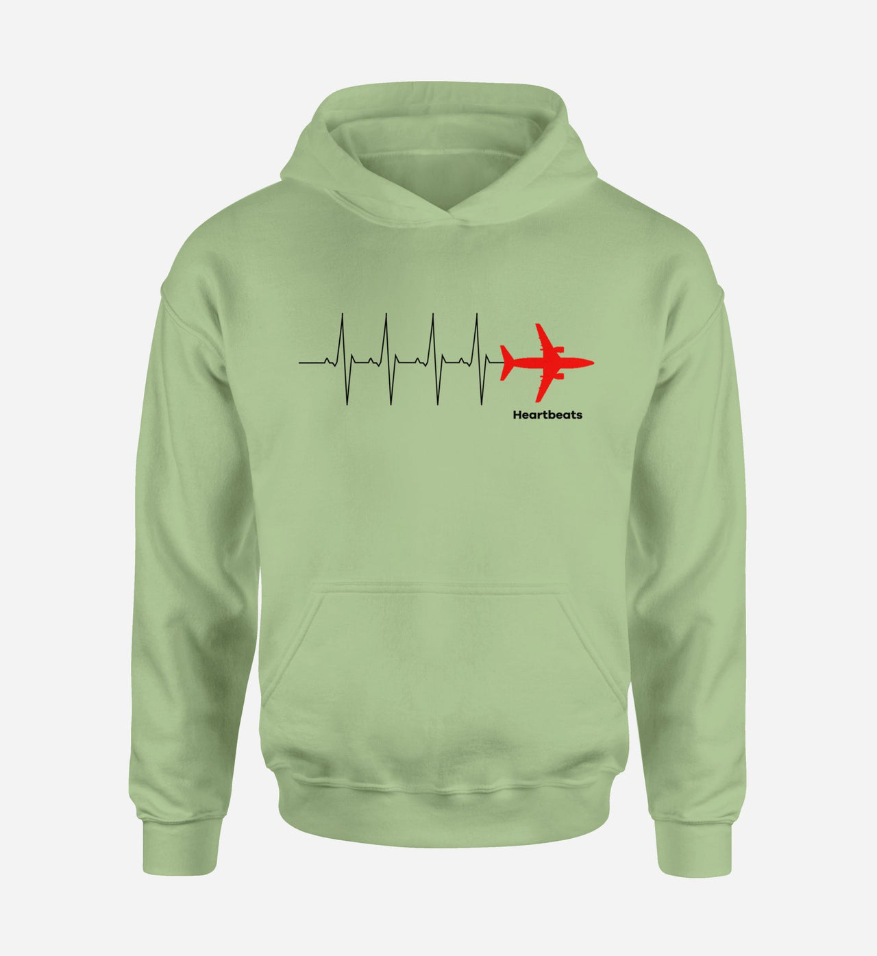 Aviation Heartbeats Designed Hoodies