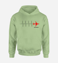 Thumbnail for Aviation Heartbeats Designed Hoodies