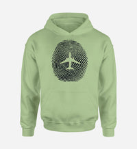 Thumbnail for Aviation Finger Print Designed Hoodies