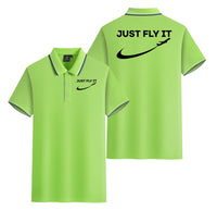 Thumbnail for Just Fly It 2 Designed Stylish Polo T-Shirts (Double-Side)