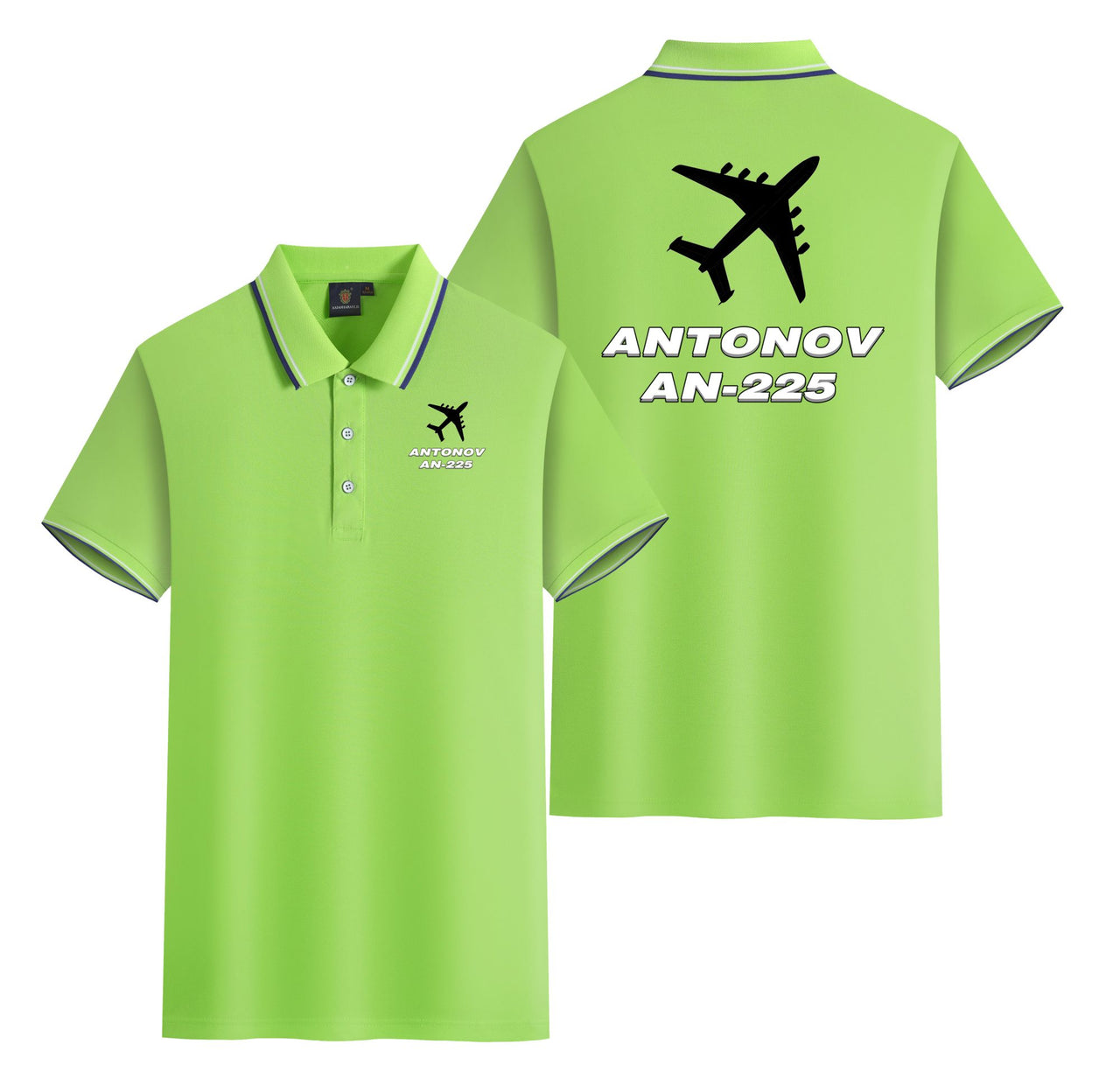 Antonov AN-225 (28) Designed Stylish Polo T-Shirts (Double-Side)