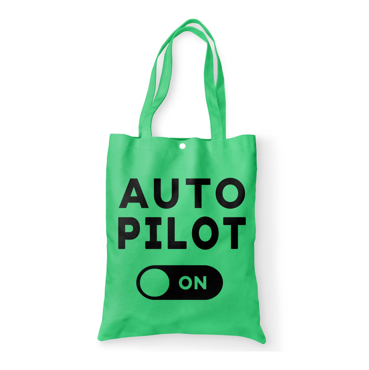 Auto Pilot ON Designed Tote Bags