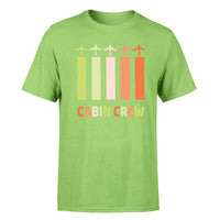 Thumbnail for Colourful Cabin Crew Designed T-Shirts