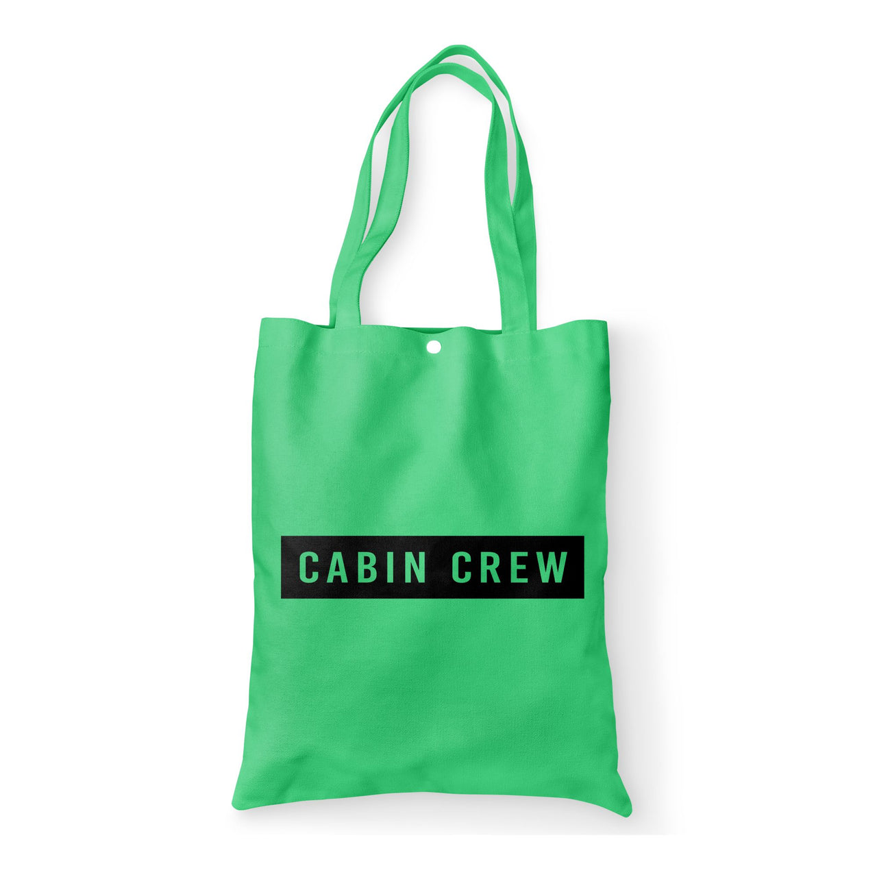 Cabin Crew Text Designed Tote Bags