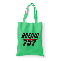 Thumbnail for Amazing Boeing 757 Designed Tote Bags