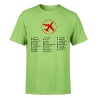 Thumbnail for Aviation Alphabet 2 Designed T-Shirts