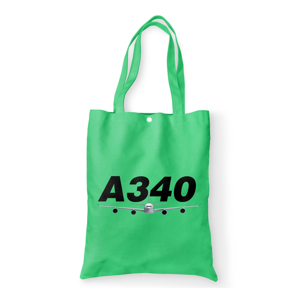 Super Airbus A340 Designed Tote Bags