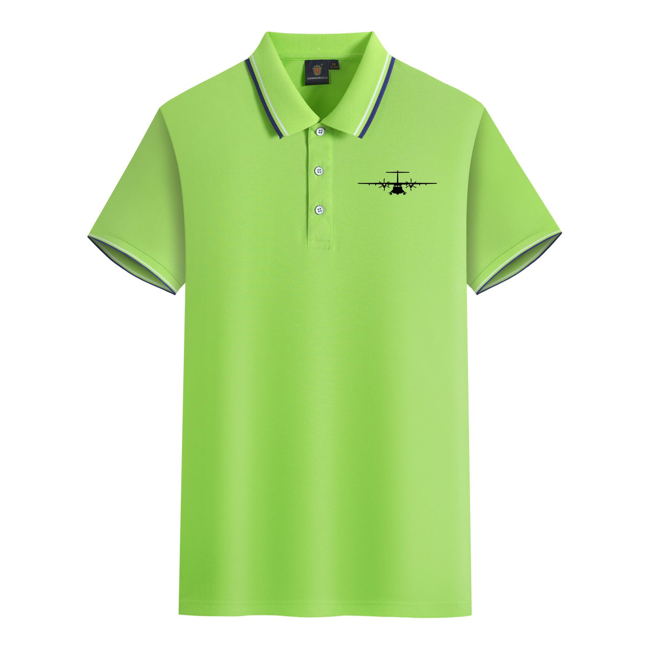 ATR-72 Silhouette Designed Stylish Polo T-Shirts