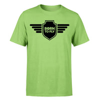 Thumbnail for Born To Fly & Badge Designed T-Shirts