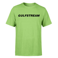 Thumbnail for Gulfstream & Text Designed T-Shirts