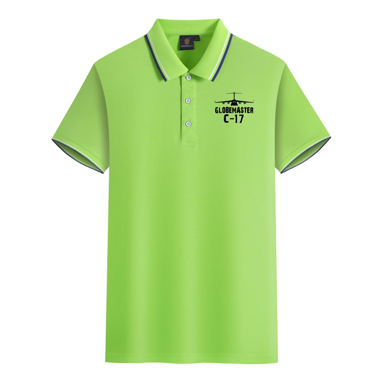 GlobeMaster C-17 & Plane Designed Stylish Polo T-Shirts