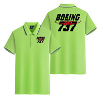 Thumbnail for Amazing Boeing 737 Designed Stylish Polo T-Shirts (Double-Side)