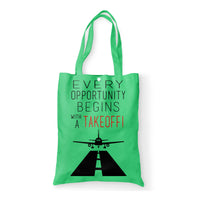 Thumbnail for Every Opportunity Designed Tote Bags