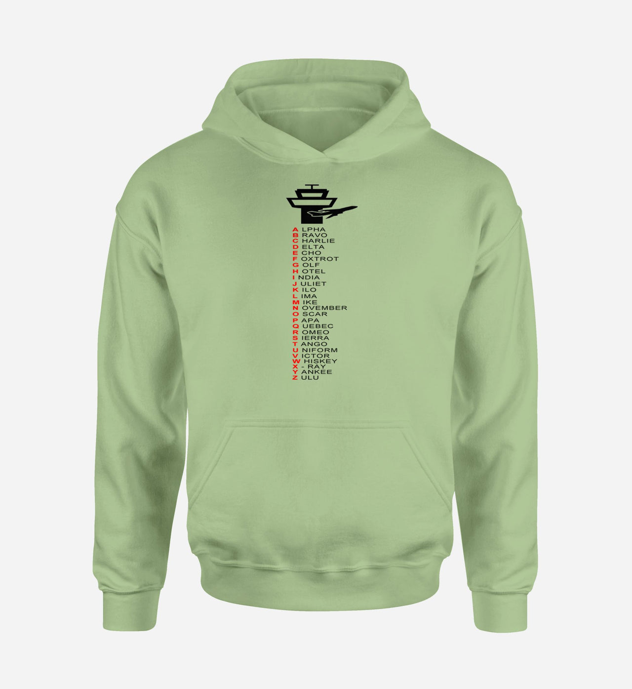 Aviation Alphabet Designed Hoodies