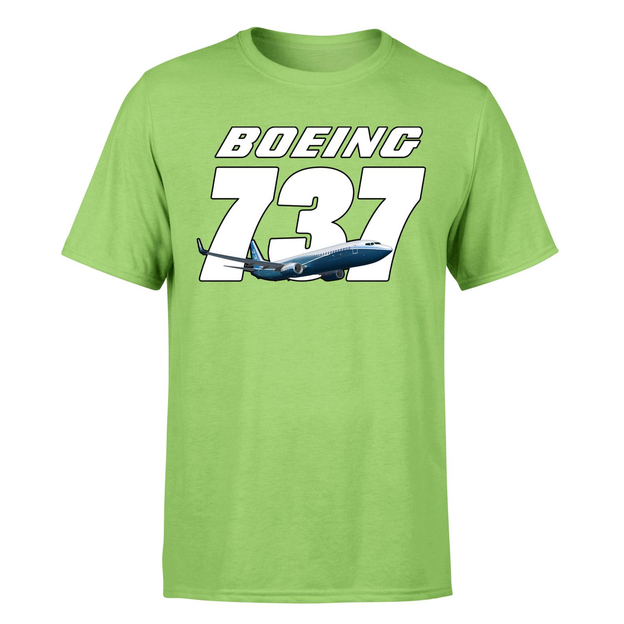 Super Boeing 737+Text Designed T-Shirts