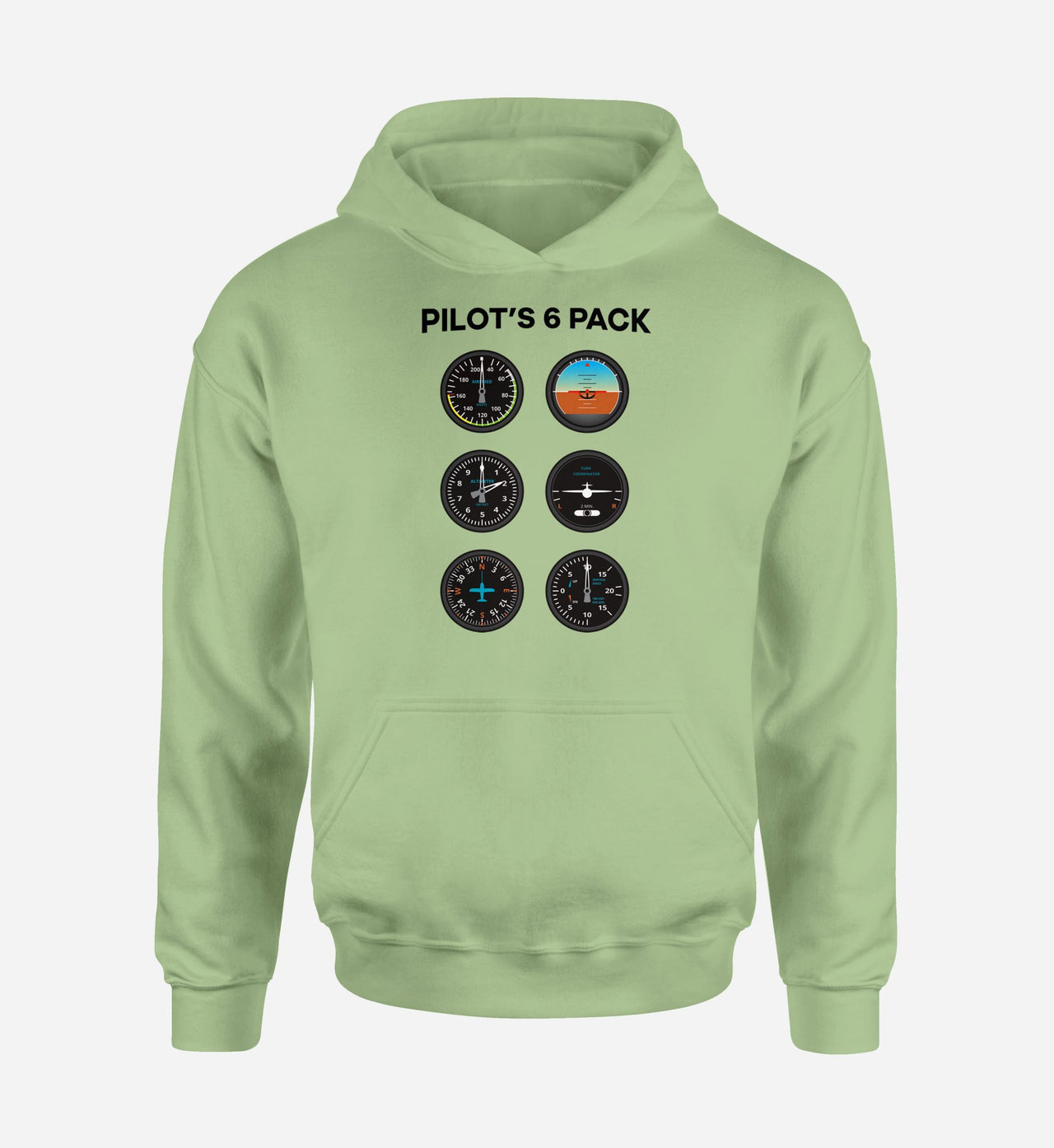 Pilot's 6 Pack Designed Hoodies