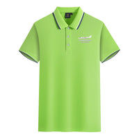 Thumbnail for The Bombardier Learjet 75 Designed Stylish Polo T-Shirts