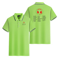 Thumbnail for Aviation Alphabet 3 Designed Stylish Polo T-Shirts (Double-Side)