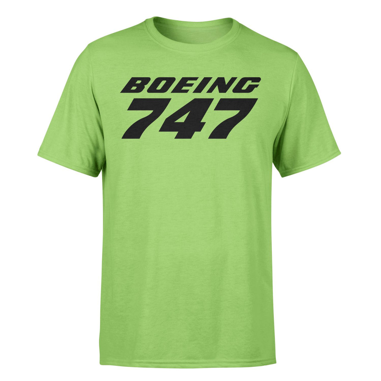 Boeing 747 & Text Designed T-Shirts