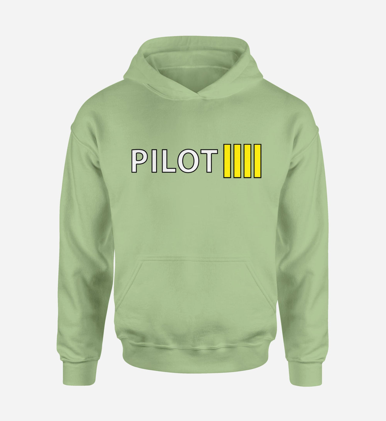 Pilot & Stripes (4 Lines) Designed Hoodies