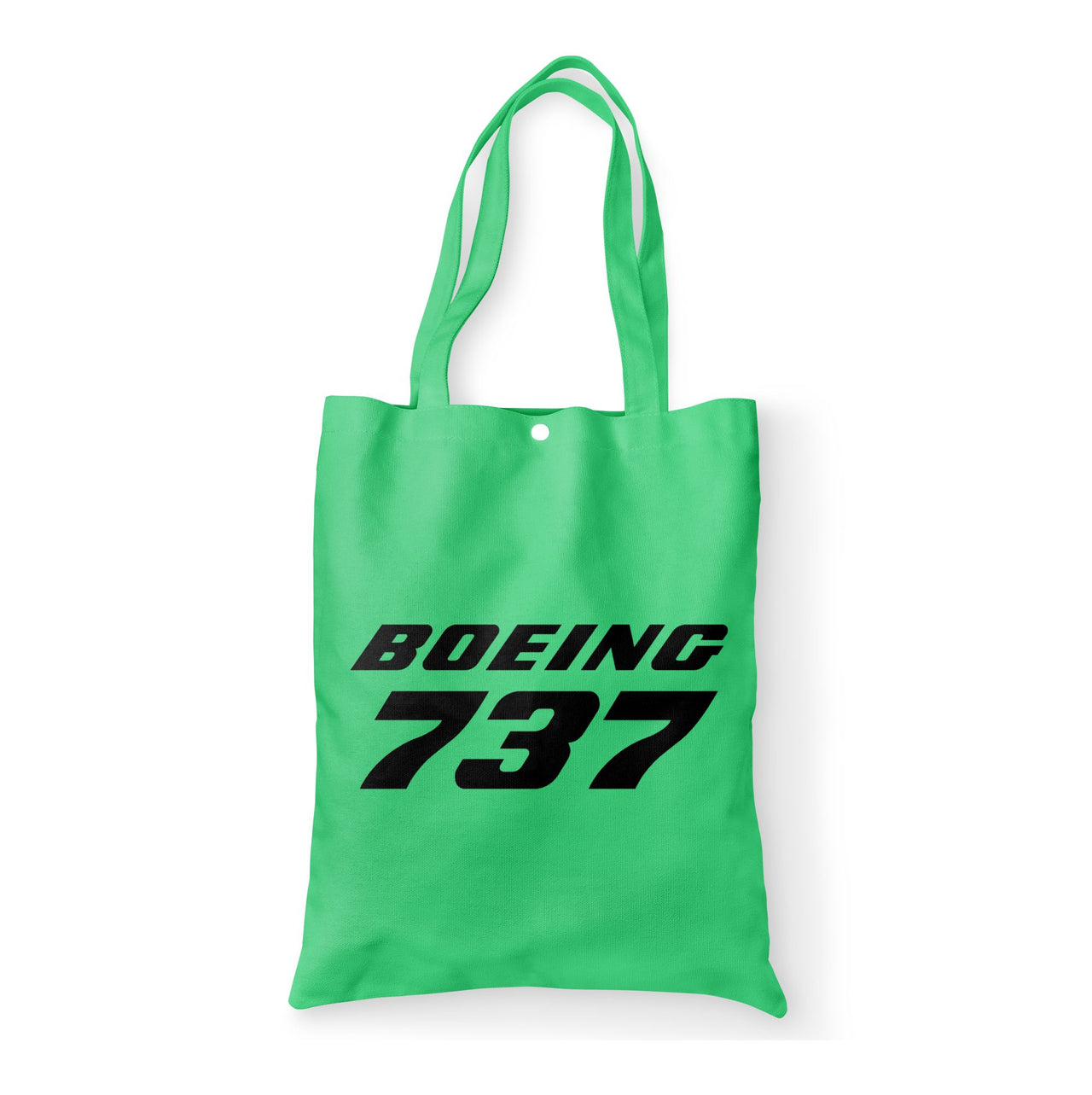 Boeing 737 & Text Designed Tote Bags