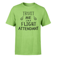 Thumbnail for Trust Me I'm a Flight Attendant Designed T-Shirts
