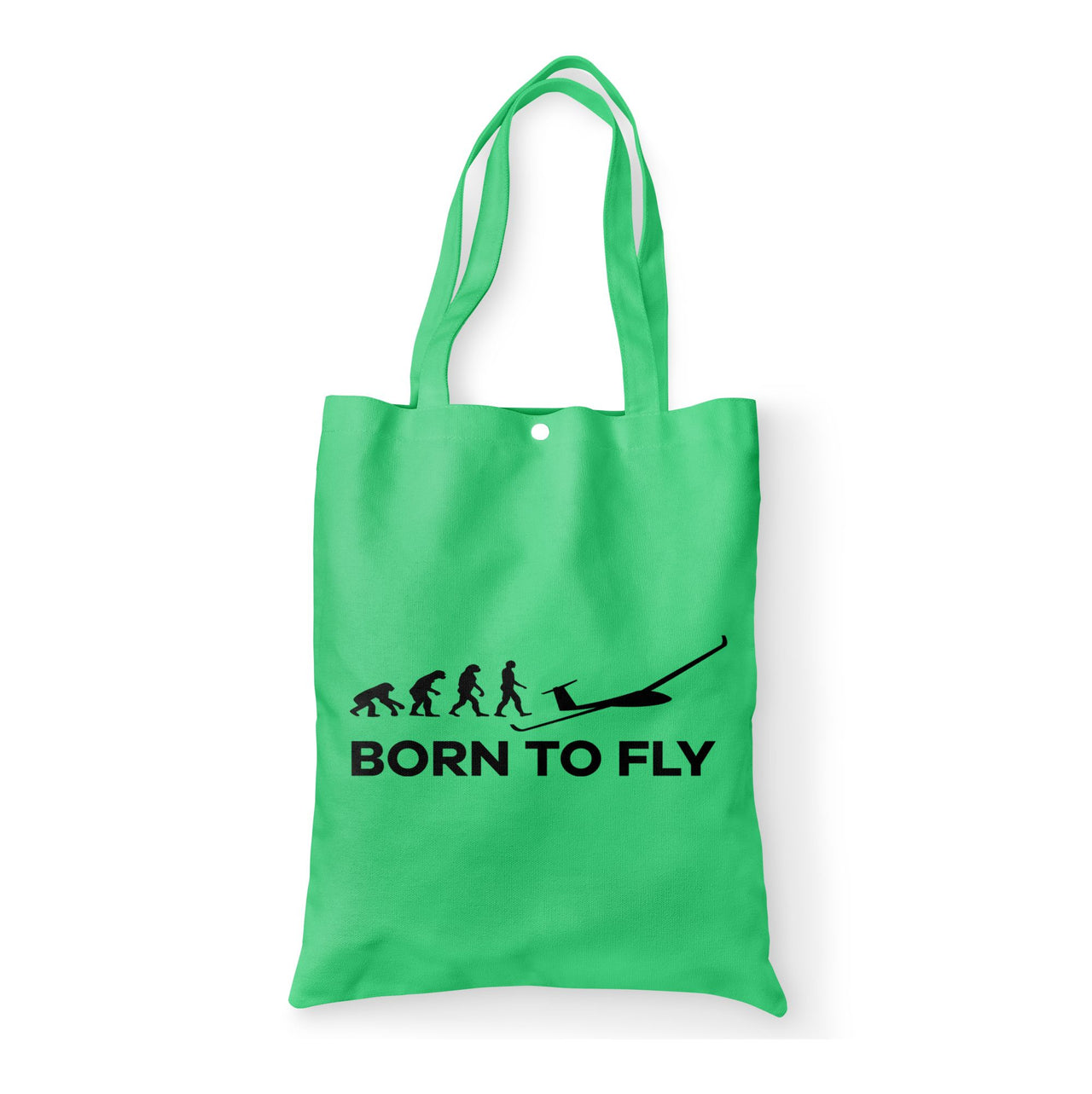 Born To Fly Glider Designed Tote Bags