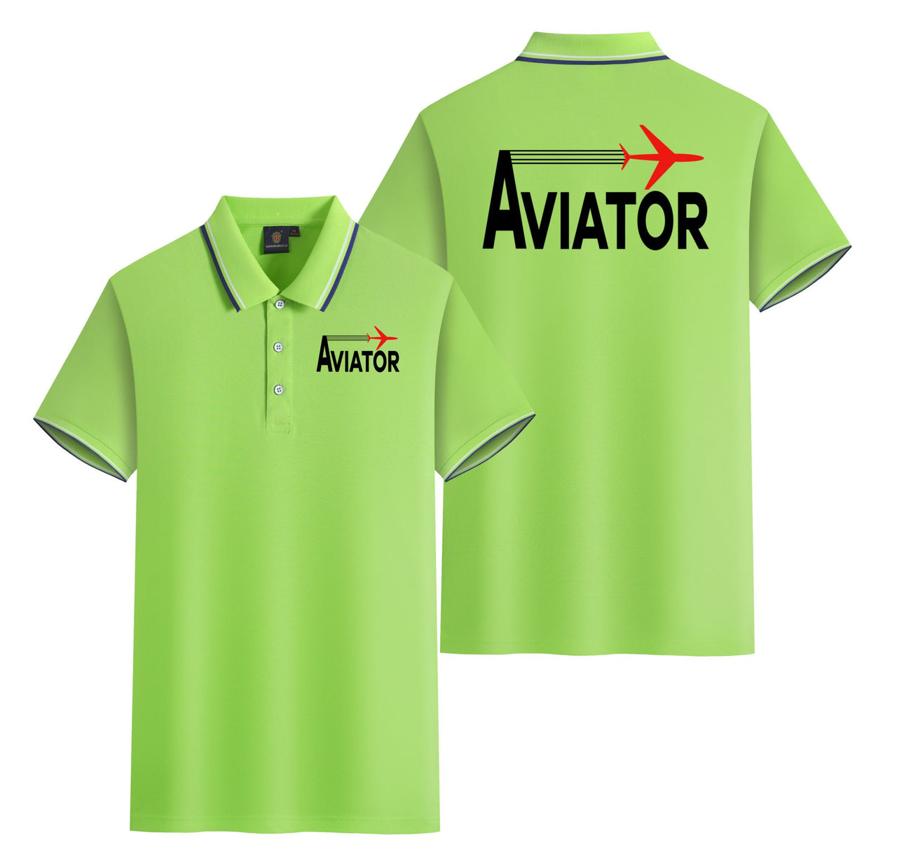 Aviator Designed Stylish Polo T-Shirts (Double-Side)