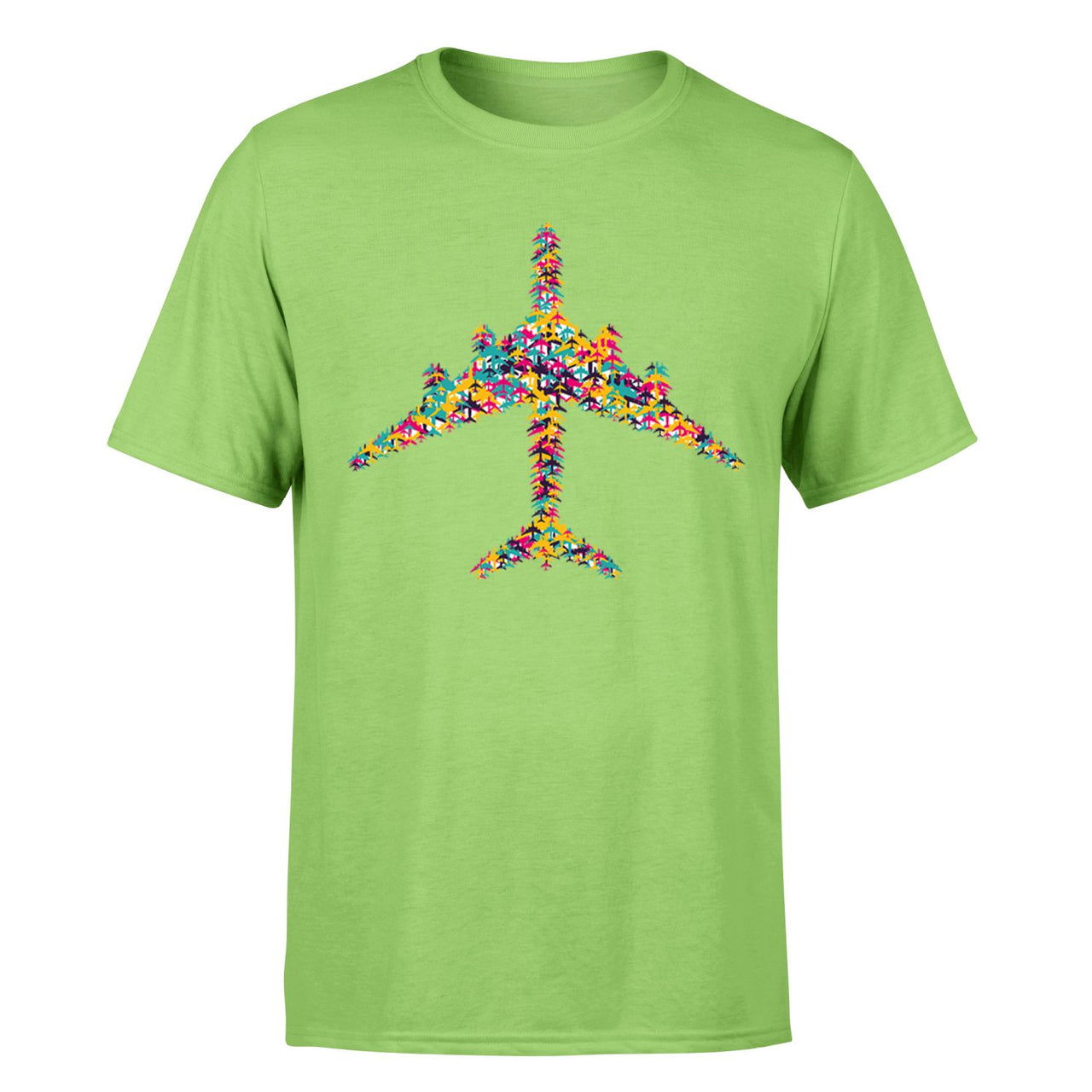 Colourful Airplane Designed T-Shirts
