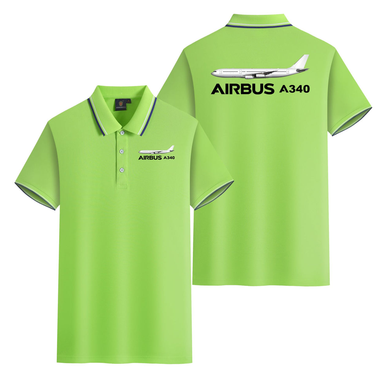 The Airbus A340 Designed Stylish Polo T-Shirts (Double-Side)