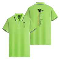 Thumbnail for Aviation Alphabet Designed Stylish Polo T-Shirts (Double-Side)