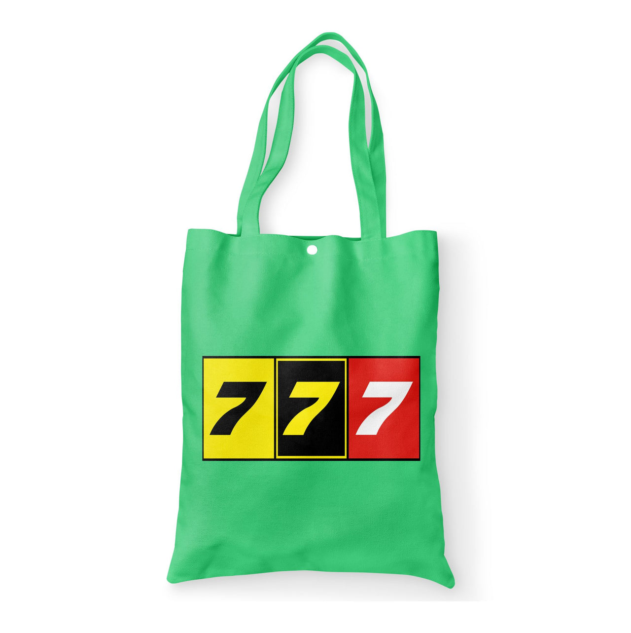 Flat Colourful 777 Designed Tote Bags