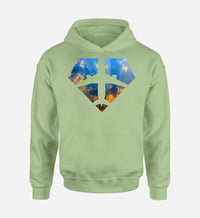 Thumbnail for Supermen of The Skies (Sunrise) Designed Hoodies