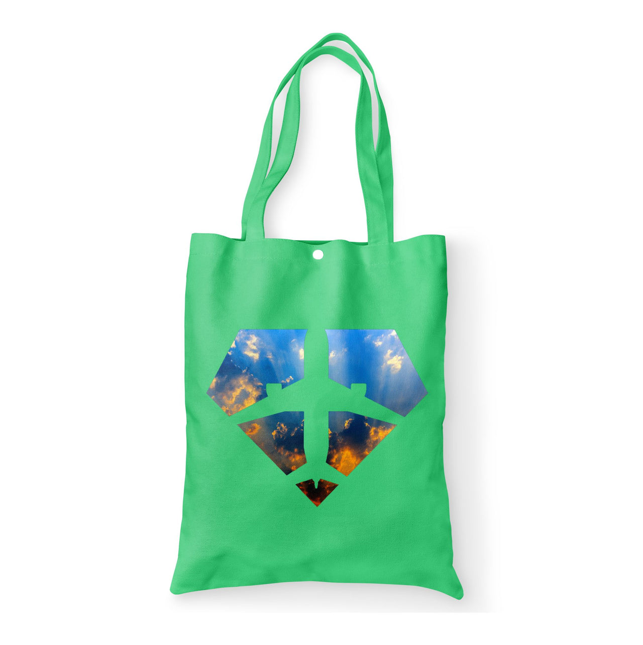 Supermen of The Skies (Sunrise) Designed Tote Bags