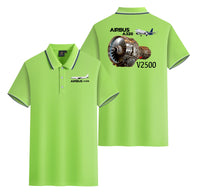 Thumbnail for Airbus A320 & V2500 Engine Designed Stylish Polo T-Shirts (Double-Side)