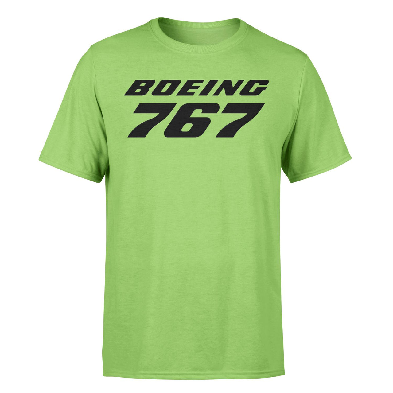 Boeing 767 & Text Designed T-Shirts