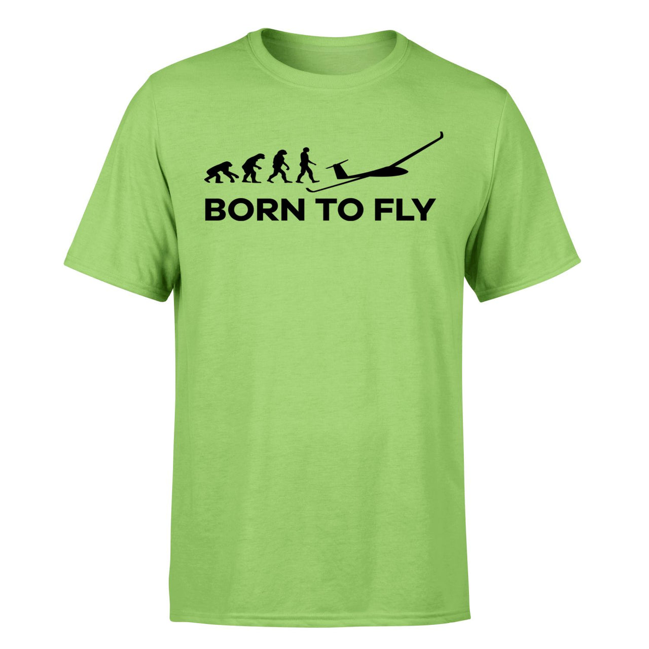 Born To Fly Glider Designed T-Shirts
